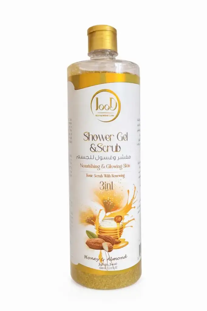 Jood shower gel & scrub Honey&Almond 1000ml