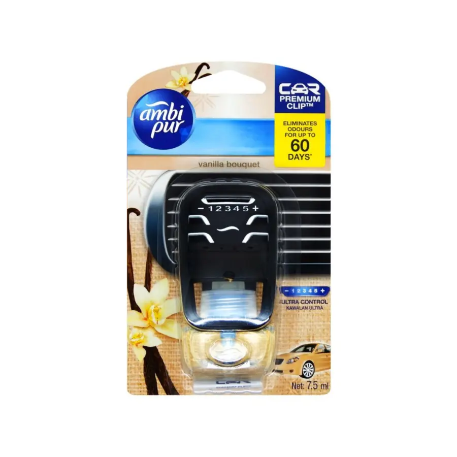 Ambi Pur Pengharum Mobil Vanilla bouquet  7.5ml