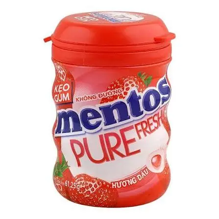 Mentos Pure Fresh Strawberry Gum 61.25g