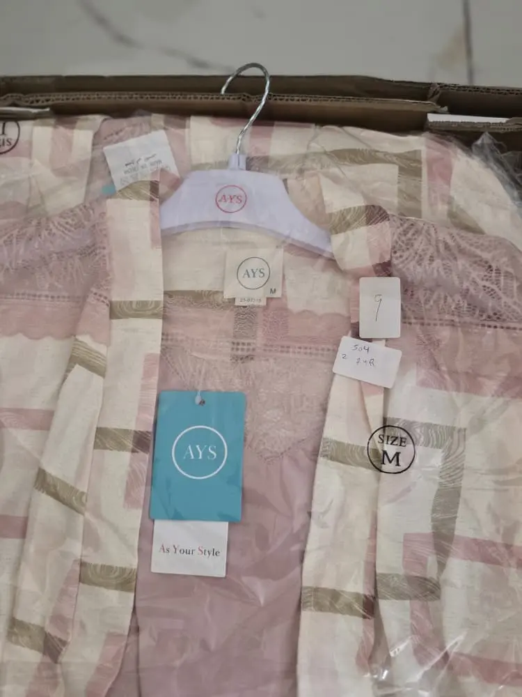 A Y S Lady's Shorts Sleeve Set 21-87274