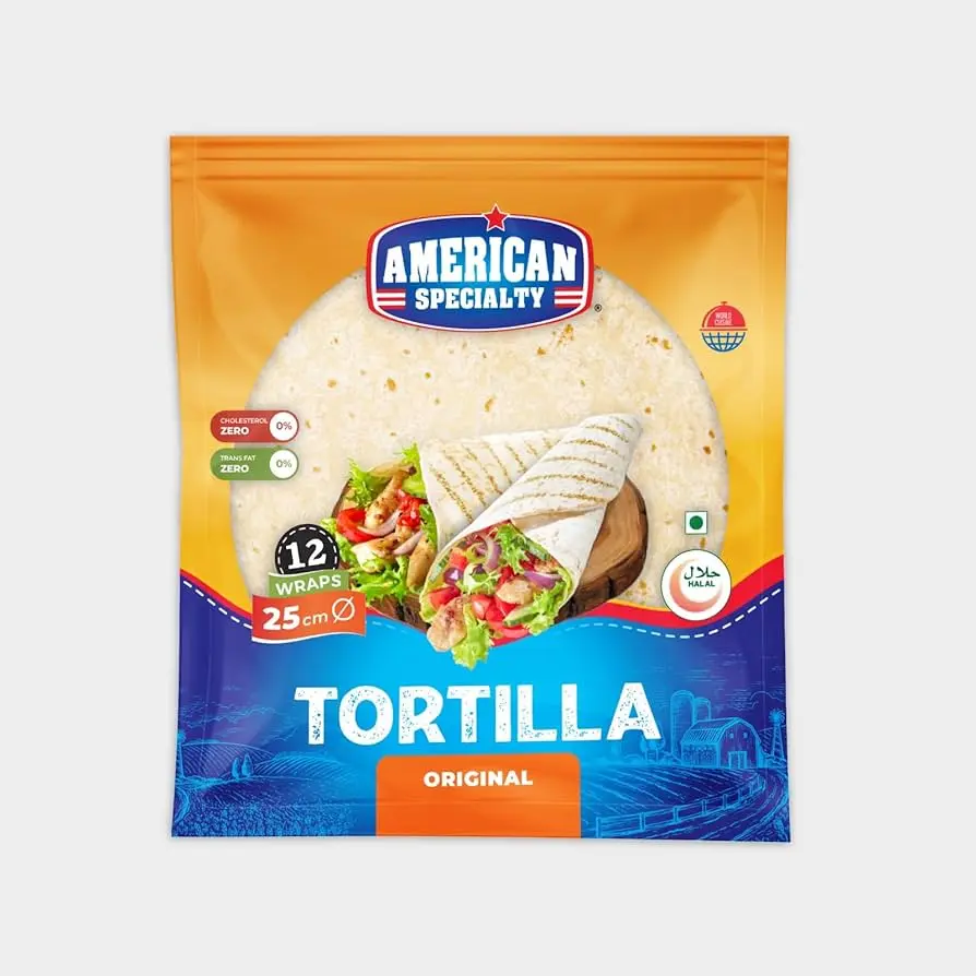 American Specialty Tortilla 12 Wraps 