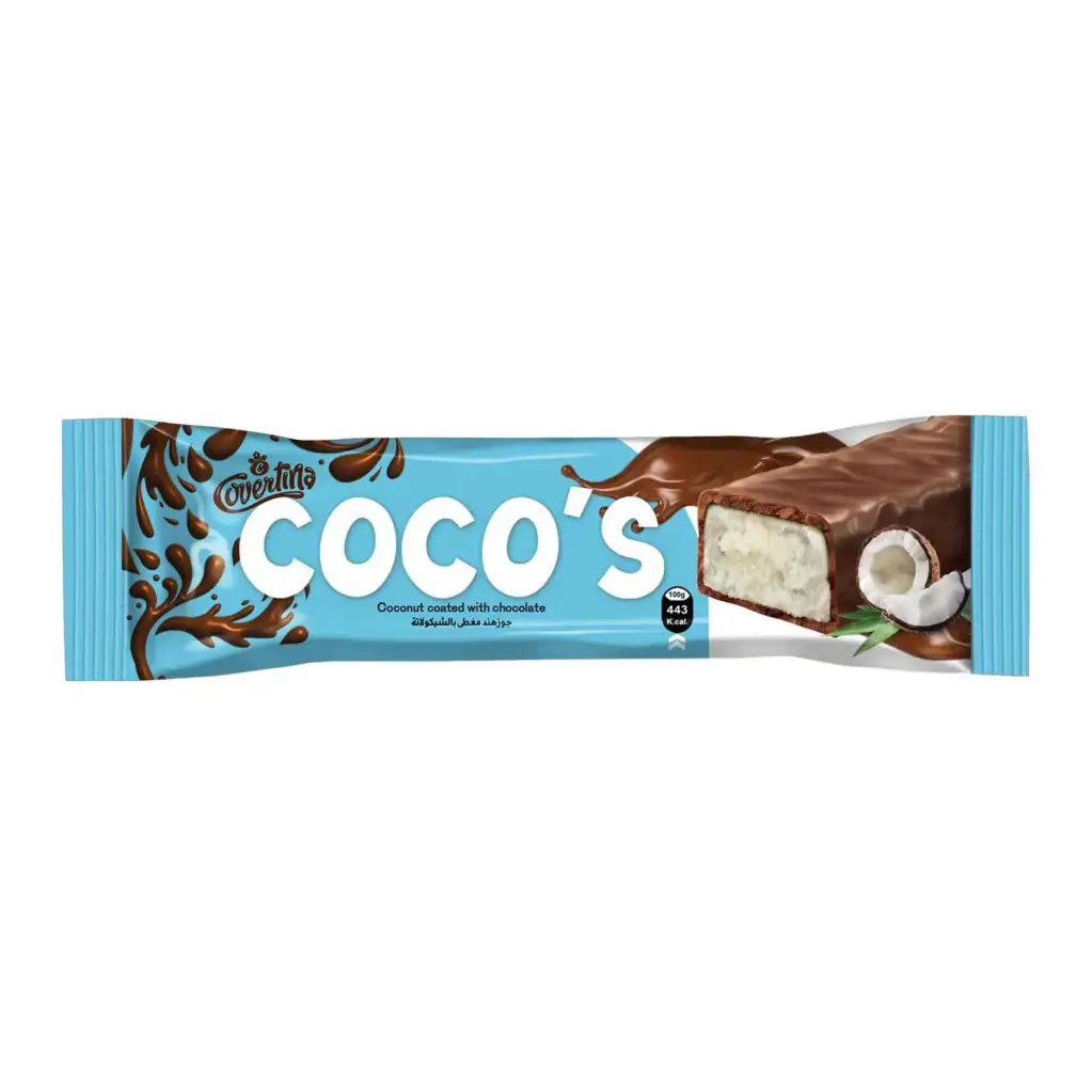 Coco Best Cocoa Coated Coconut Bar 50g