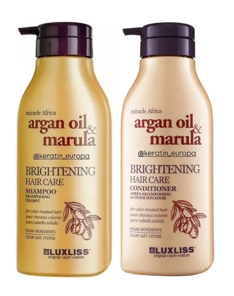 King Love Argan Oil Marula Shampoo & Conditioner Set 420ml