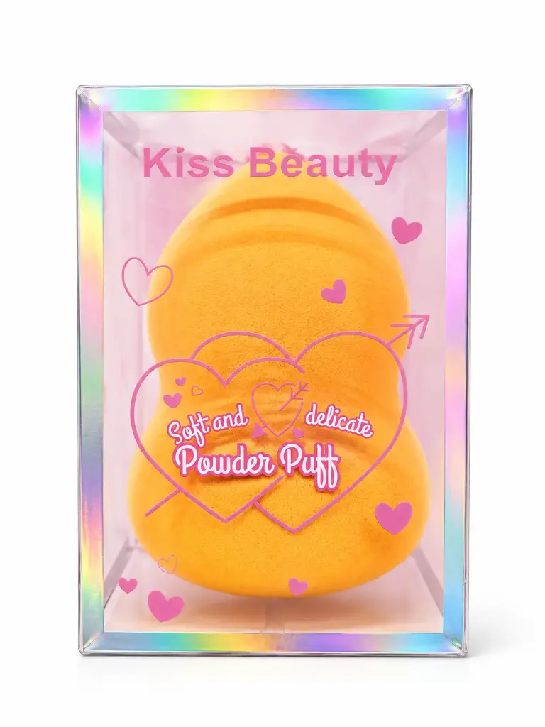  Kiss Beauty Soft and Delicate Powder Puff