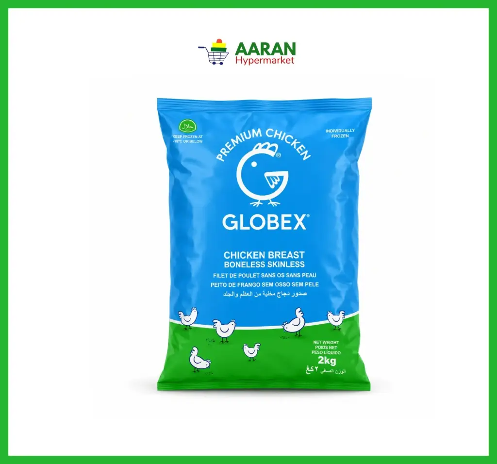 Globex Chicken Breast Boneless Skinless 2kg 