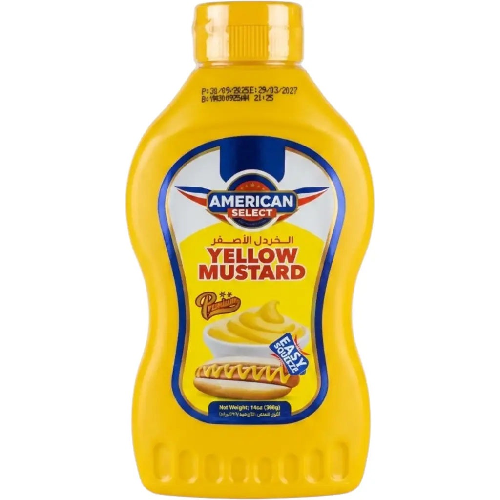 American Select Yellow Mustard 396g