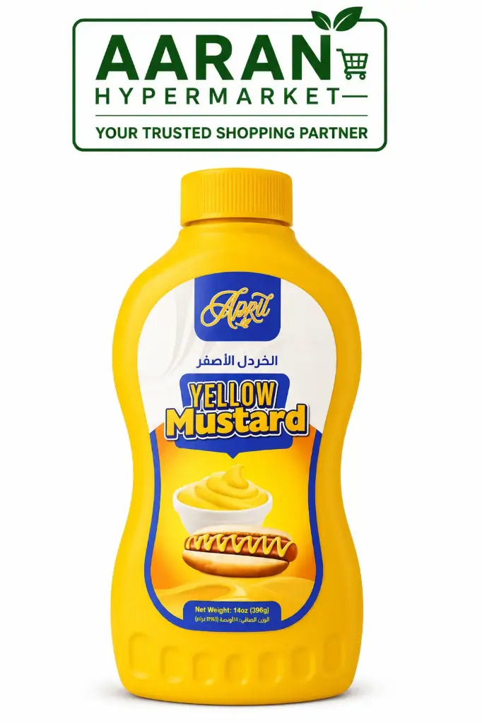 April Yellow mustard 396g