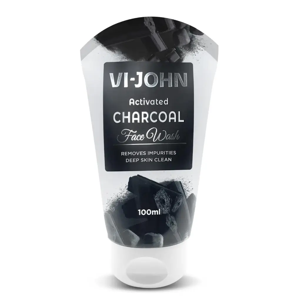 VI-JOHN Activated Charcoal Face Wash 100ml