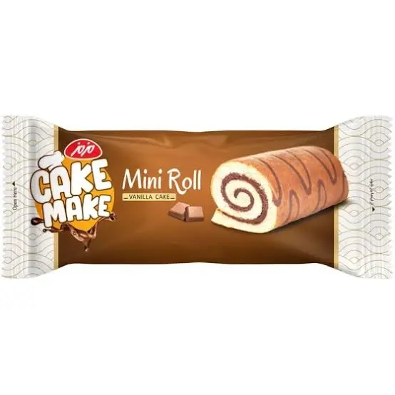 Mini Roll Vanilla Cake 40g