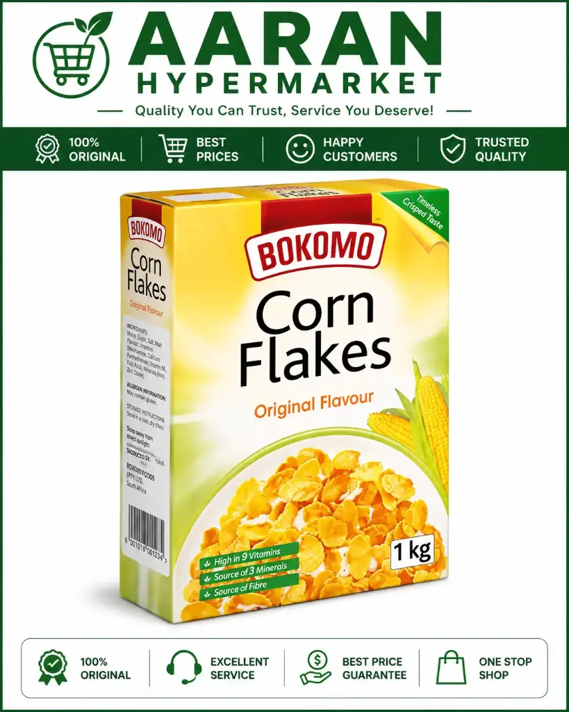 Bokomo Corn Flakes Cereal 1kg 