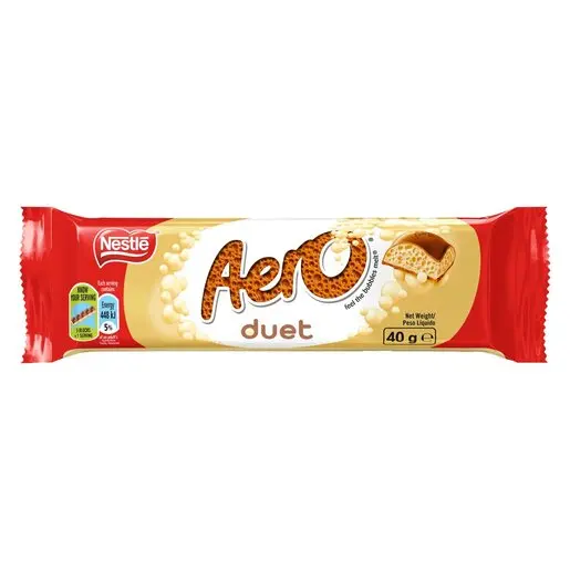 Nestle Aero Duet Chocolate Bar 40g