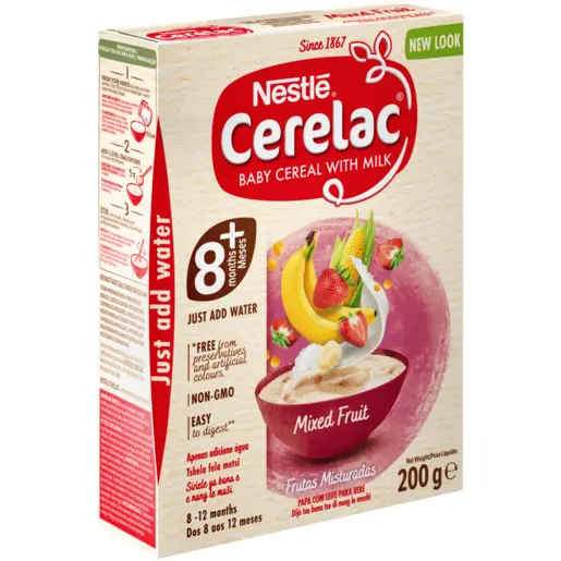 Nestlé Cerelac Mixed Fruit Baby Cereal Milk 200g