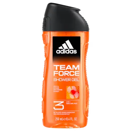 Adidas Team Force 3-in-1 Shower Gel for Men 250 ml