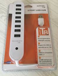 [A00041] 8 PORT USB HUB 1TB