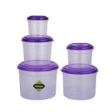 [A00223] Air tight food 5pcs set Rf10713