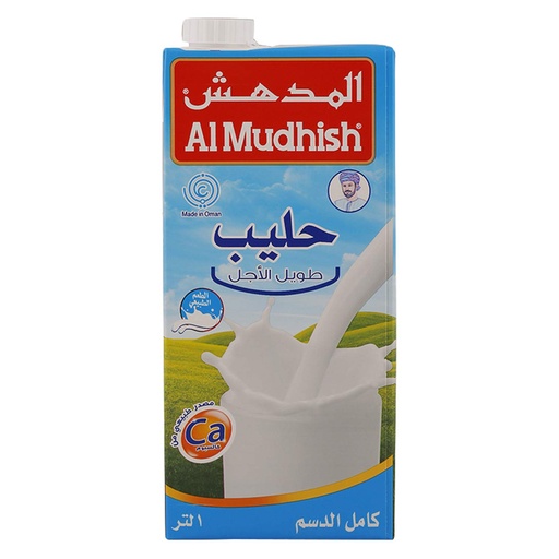 [A00375] Al-Muhdhish Milk Full fat 1l