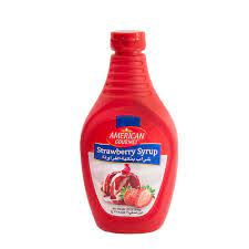 [A00615] American strawberry syrub 124 g