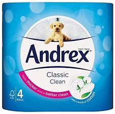 [A00635] Andrex classic clean  4roll