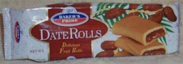 [A01135] Bakers pride Date Rolls Biscuit 125gr