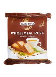 [A01139] Bakers world wholemeal rusk 200g