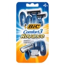 [A01494] Bic Comfort3 Advance 4 Pcs