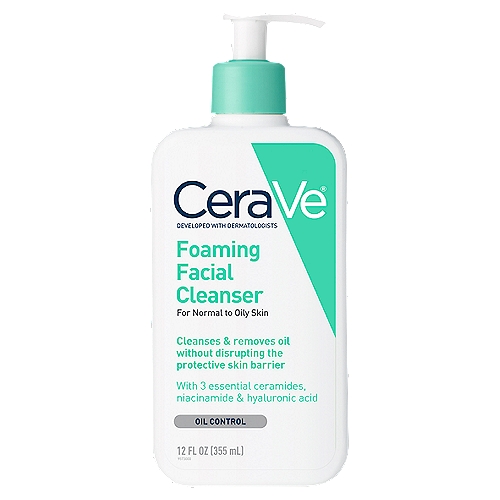 [A02122] CeraVe foaming facial cleanser 355ml