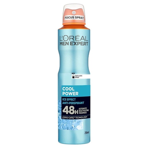 [A03150] Deo Loreal men expert Cool power Spray  250ml