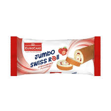 [A04007] Euro cake jumbo strawberry  flavour 50gr