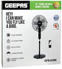 [A04627] Geepas Fan Remot Cont Gf9489n