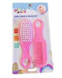 [A05065] Hada bear baby comb&brush set JR-6019