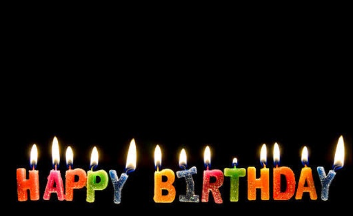 [A05113] Happy Birthday Candle