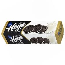 [A05387] Heyo cocoa biscuits with vanilla cream 100g