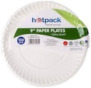 Hot Pack Paper Plates 100pcs