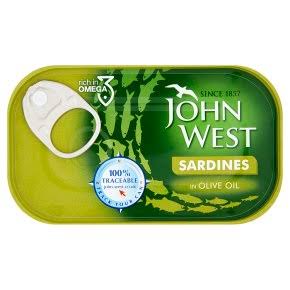 [A05760] John West Sardines olive 90g