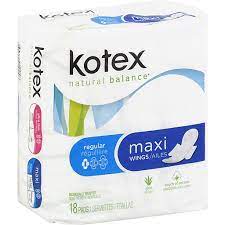 [A06229] Kotex natural balance  18pcs