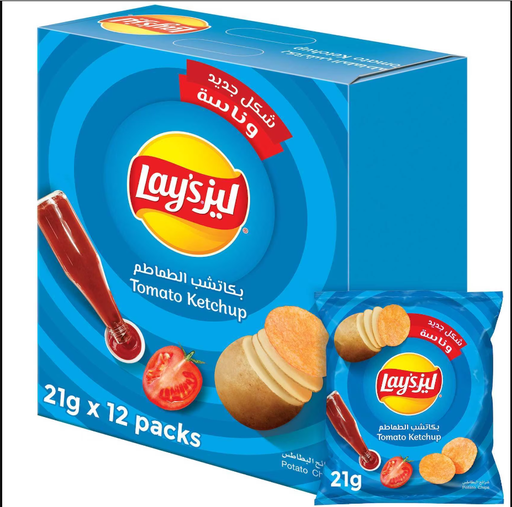 [A06403] Lays tomato ketchup 21pc