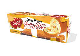 [A06620] London Swiss roll Carmel 320g