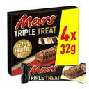 Mars triple treat fruit nut&chocolate 4x32g