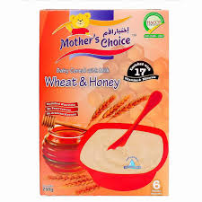 [A07353] Mothers choice cereal wheat & honey 250gr