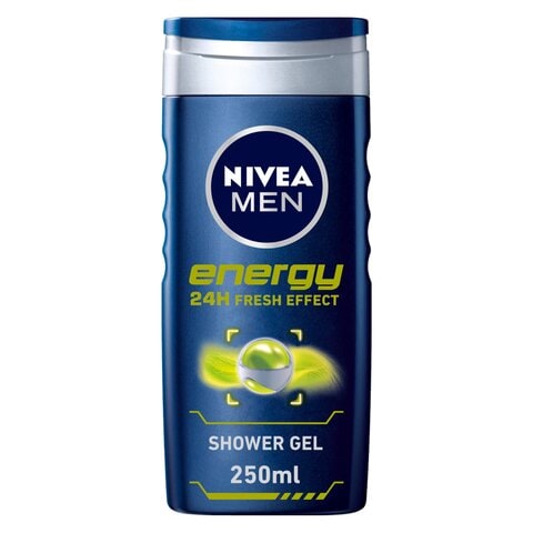 [A07766] Nivea men energy 24h fresh effect shower gel 250ml