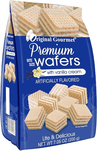 [A08131] Original Premium wafers vanilla cream 200g