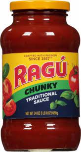 [A09273] Ragu chunky traditional sauce 680g