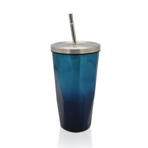 [A09525] Rf-11137 Vacuum mug with straw 450ml