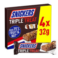 [A10816] Snickers triple treat fruit nut&chocolate 4x32g