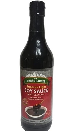 [A11214] Swiss garden soya sauce light 500ml