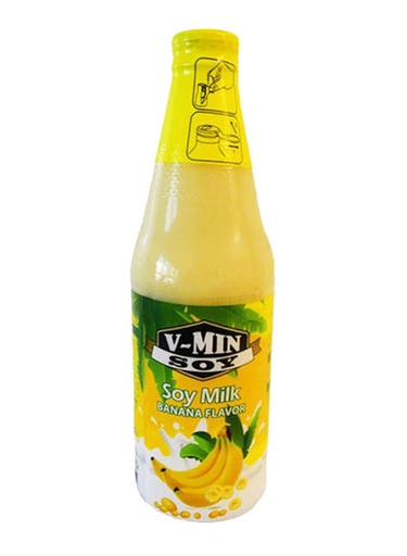 [A12042] V-min soy milk banana flavor 300ml