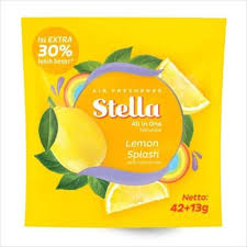 [A12540] Stella Air Freshener All In One Lemon Splash 42+12g