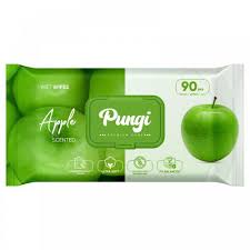 [A12620] Pungi apple wet wipes 90pcs