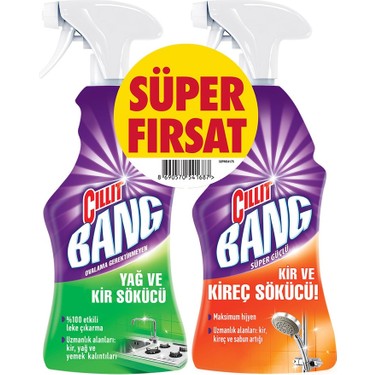 [A12641] Cillit bang ovalam yag ve&kir ve sokucu set 750ml