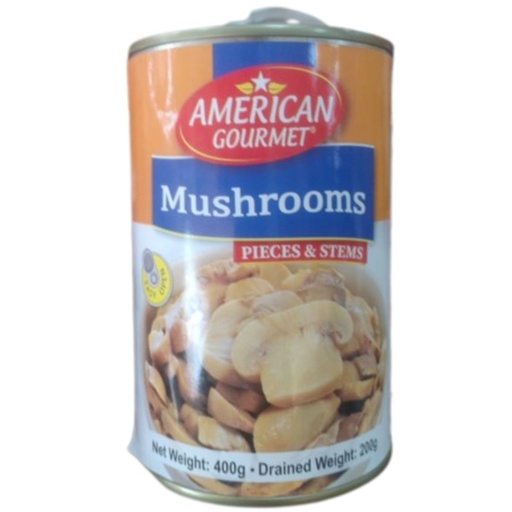[A12680] American courmet mushrooms pieces & stems 400gr